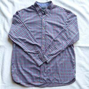 Classic Ralph Lauren Gingham Button Down Shirt XXL